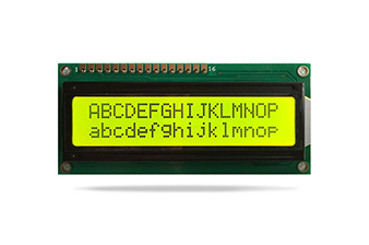 JXD1602A字符液晶 黃綠屏黃綠光